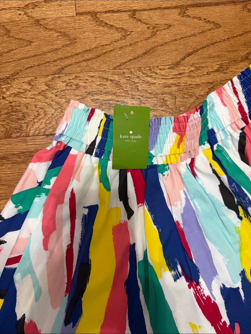 kate spade Multicolor Brushstroke Print Skirt, NWT